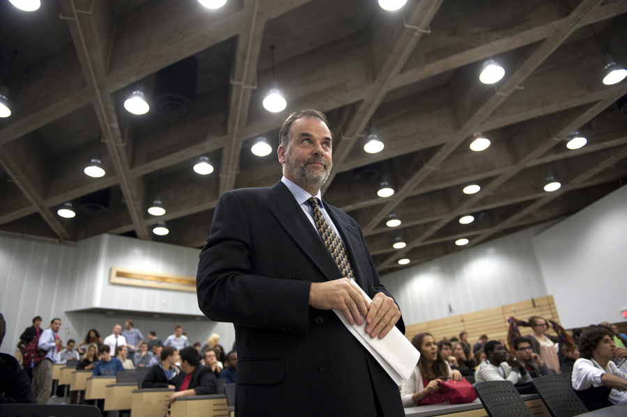 Pierre Duchesne, Ministre de l'Enseignement supérieur, à l'Université de Montréal - 2012 | Montreal - Canada